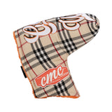 Golf Now Wine Later "Plaid" Blade Putter Cover