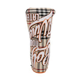 Golf Now Wine Later "Plaid" Blade Putter Cover