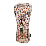 Golf Now Wine Later "Plaid" Driver Headcover