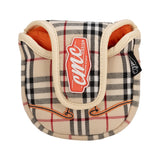 Golf Now Wine Later "Plaid" Mallet Putter Cover