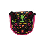 Sugar Skull "Neon" Mallet Putter Cover