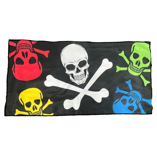 Skull and Crossbones Players Towel