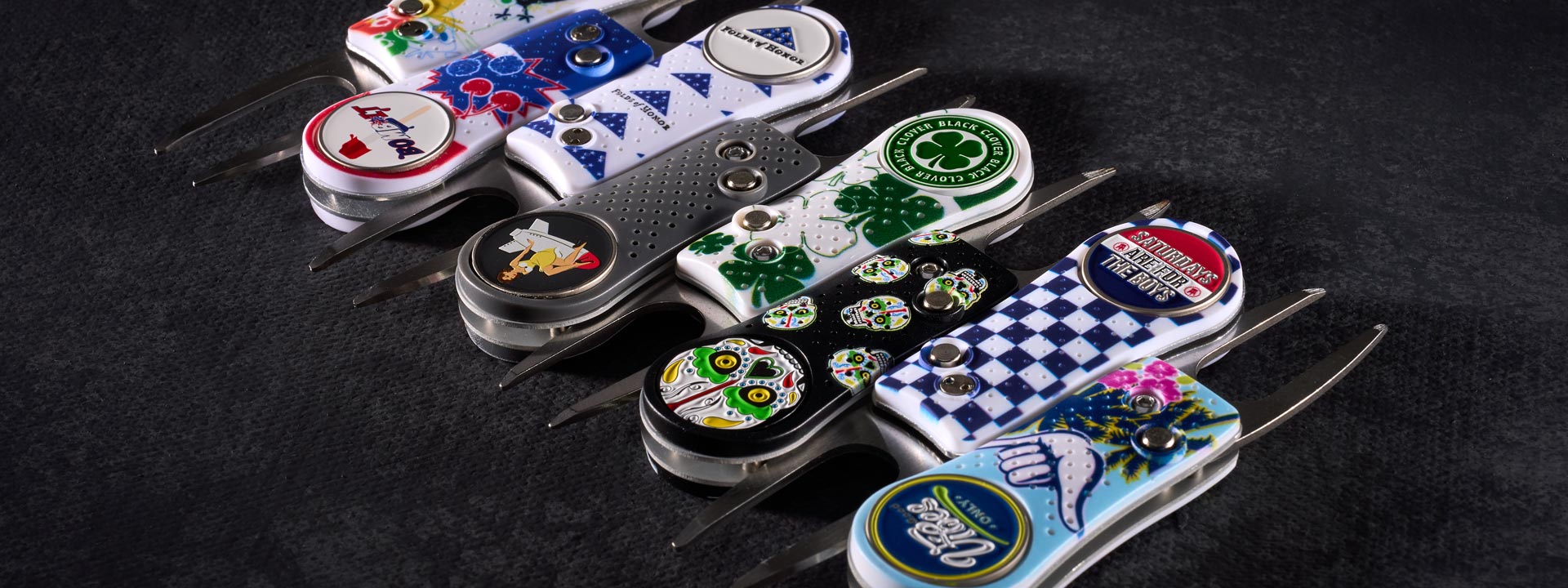 Live Lucky Divot Tool with Ball Marker Set Green – CMC Design