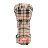 Golf Now Wine Later "Plaid" Driver Headcover