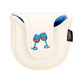 "Nine and Wine" Mallet Putter Cover