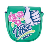 "Good Vibes Only" Center-Shafted Putter Cover