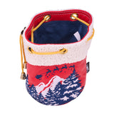 Christmas "Santa's Sleigh" Valuables Pouch