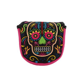Sugar Skull "Neon" Mallet Putter Cover