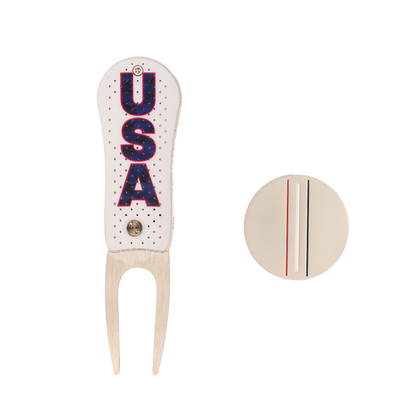 USA Divot Tool and Coin Set