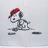 Peanuts "Putt" White Premier Adjustable Snoopy Hat