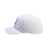 Good Vibes Only Patch White - 5 Panel Mid Rope Hat