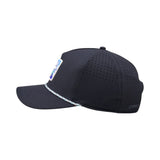 Good Vibes Only Patch Navy - 5 Panel Mid Rope Hat