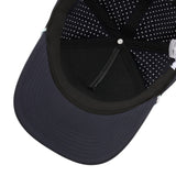 Good Vibes Only Patch Navy - 5 Panel Mid Rope Hat