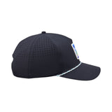 Good Vibes Only Patch Navy - 5 Panel Mid Rope Hat