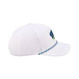 Good Vibes Only White - 5 Panel Mid Rope Hat