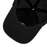 Peanuts "Crew" Black 5 Panel Mid Rope Snoopy Hat