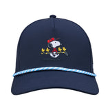 Peanuts "Crew" Navy 5 Panel Mid Rope Snoopy Hat