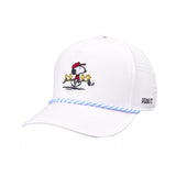 Peanuts "Crew" White 5 Panel Mid Rope Snoopy Hat
