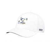 Peanuts "Dancing" White Premier Adjustable Snoopy Hat