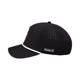 Peanuts "Golfbag" Black 5 Panel Mid Rope Snoopy Hat