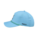 Peanuts "Golfer" Carolina Blue 5 Panel Mid Rope Snoopy Hat