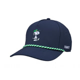 Peanuts "Golfer" Navy 5 Panel Mid Rope Snoopy Hat