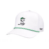 Peanuts "Golfer" White 5 Panel Mid Rope Snoopy Hat