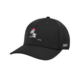 Peanuts "Putt" Black Premier Adjustable Snoopy Hat