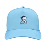 Peanuts "Swing" Carolina Blue 5 Panel Snoopy Hat