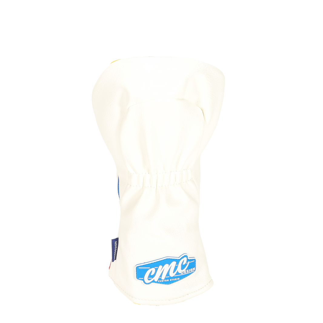 Housse De Driver De Golf Fairway - Modèle Shark Bomber Pin Up Par CMC Design, Grise