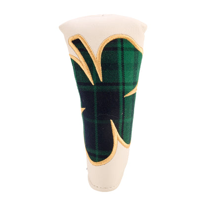 Live Lucky "Tartan" Leather Blade Putter Cover