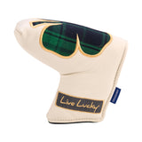 Live Lucky "Tartan" Leather Blade Putter Cover