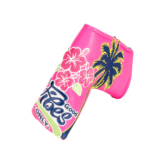 Good Vibes Only Blade Putter Cover