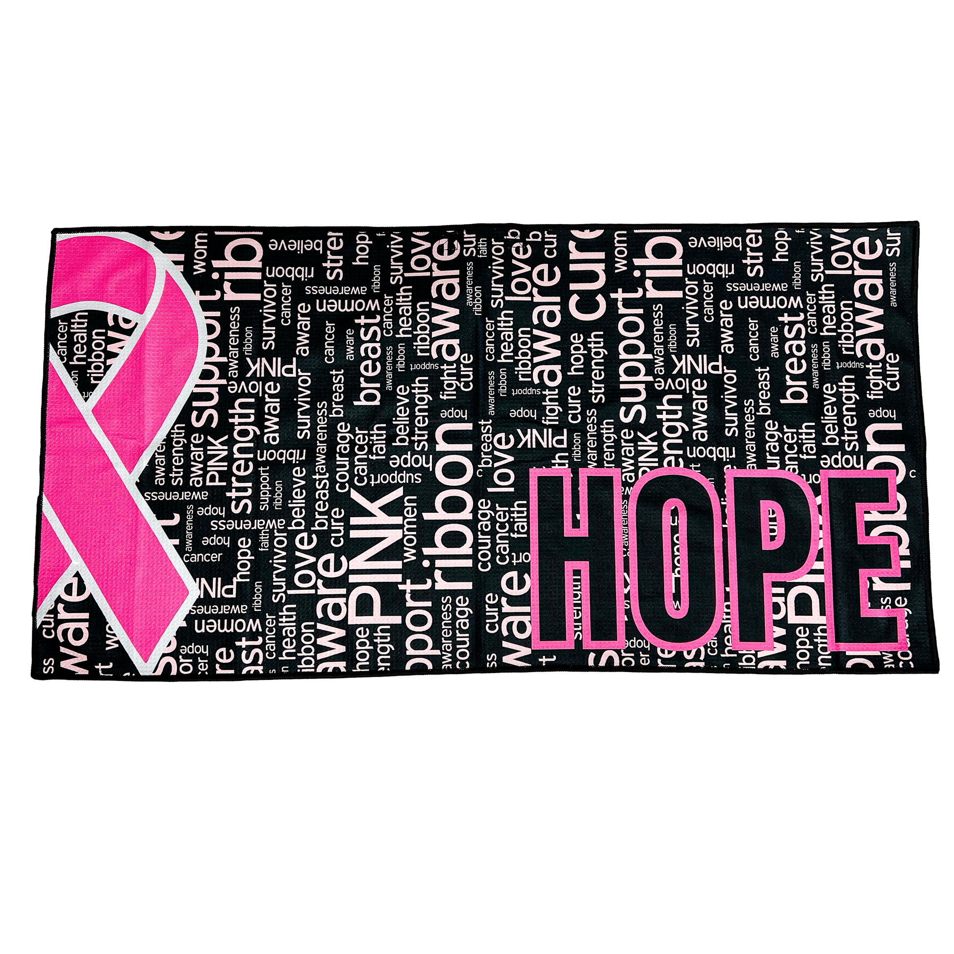 create a breast cancer awareness word cloud