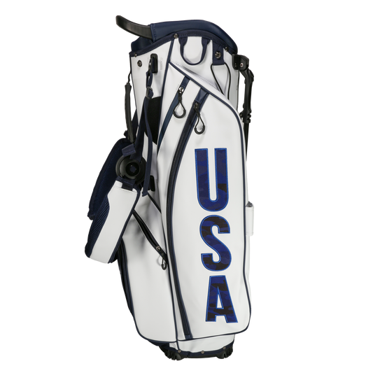 CMC Design White "USA" Golf Bag