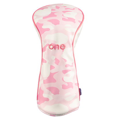 Pink Camo "One" Driver Cover