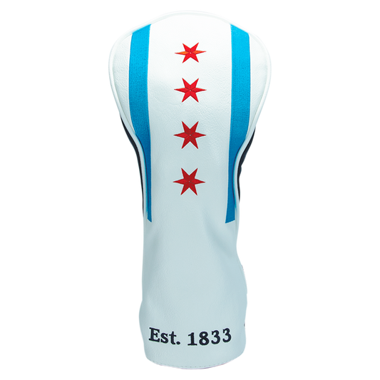 Chicago Flag Driver Cover