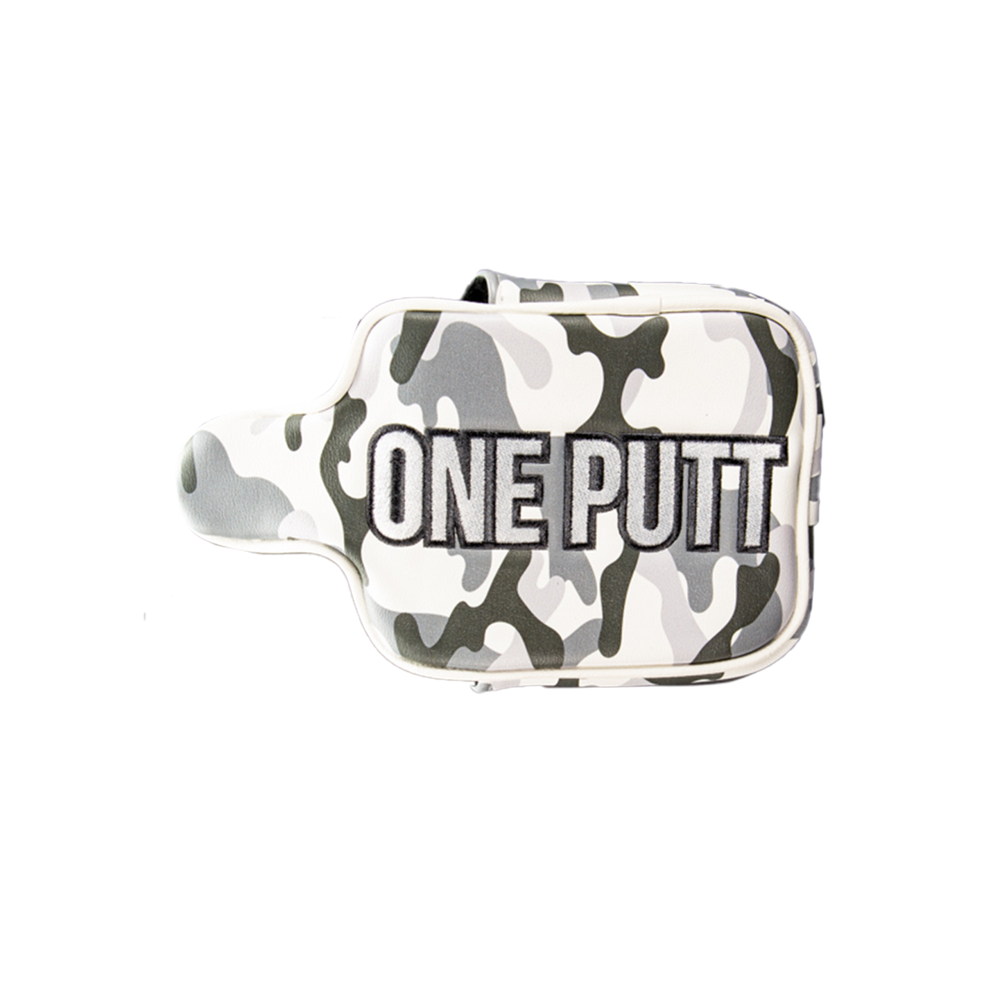 Snow Camo Mallet Putter Cover