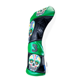 Sugar Skull with Web 3 Wood Cover